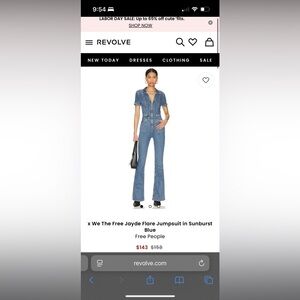 Free people jayde flare jumpsuit